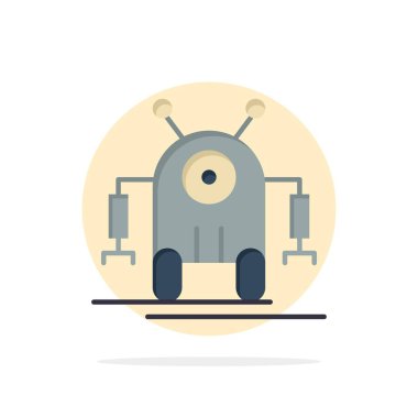 İnsan, Robotik, Robot, Teknoloji Soyut Daire Arka Plan Fla