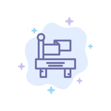 Soyut Bulut Backgrou'da Bayrak, Tren, Ulaşım Mavi Sonu