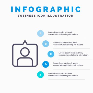 İletişim, Instagram, 5 adımlı sunu inf ile Line simgesi ni ayarlar