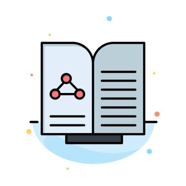 Tıp, Test, Rapor, Kitap Soyut Düz Renk Simgesi Şablonu