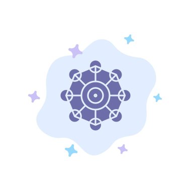 Öğrenme, Makine, Makine Öğrenme, Bilim Mavi Simge Abstra