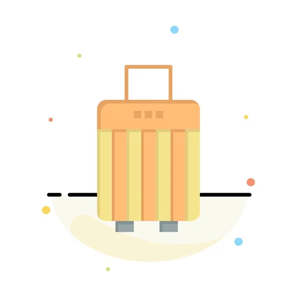 Taška, zavazadla, kabelka, koupit abstraktní šablonu s barevnou ikonou — Stockový vektor