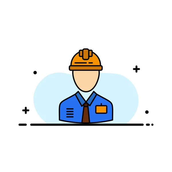 Obrero, Industria, Construcción, Constructor, Trabajo, Trabajo — Vector de stock