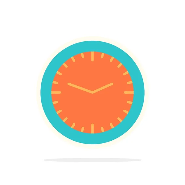 Reloj, Oficina, Hora, Pared, Reloj Abstracto Fondo de Círculo — Vector de stock