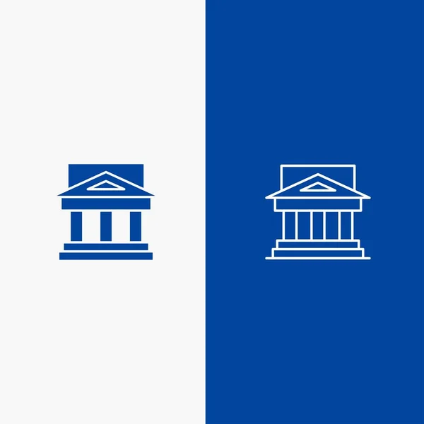 Bank, architectuur, gebouw, rechtbank, landgoed, regering, huis, — Stockvector