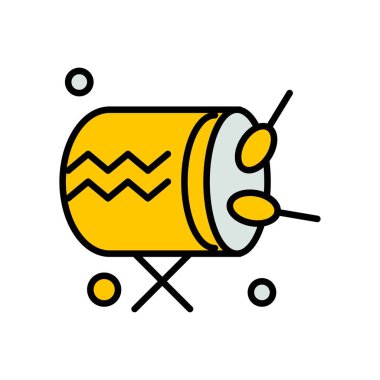 Ramazan simgeleri. Müslüman İslam dua ve ramazan kareem ince çizgi 