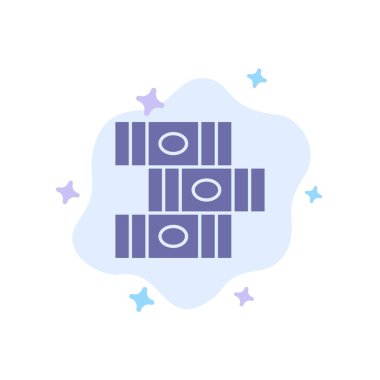 Soyut Bulut Arka Planda Kitaplar, Eğitim, Kütüphane Mavi Simgesi