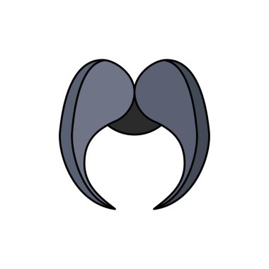 bıyık, hipster, Movember, Erkek, erkekler düz renk simge vektör