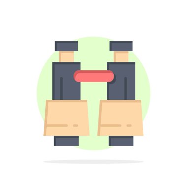 Dürbün, Alan Gözlükleri, Arama, Vizyon Soyut Daire Backgr