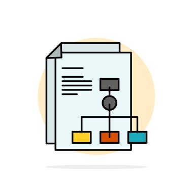 Sunum, Grafik, Fatura, Rapor Özet Daire Arka Plan 