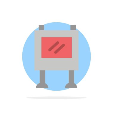 Reklam, Reklam, Billboard, Poster Soyut Daire Ba