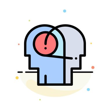 Daha iyi, Iletişim, İşitme, İnsan Soyut Düz Renk Simgesi T