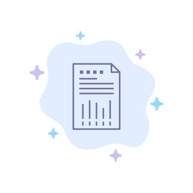 Elektronik Tablo, İş, Veri, Finansal, Grafik, Kağıt, Rapor Blu