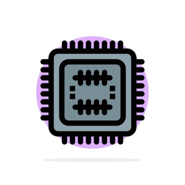 Sistem, Teknoloji, Teknoloji, Cpu Soyut Daire Arka Plan Düz co