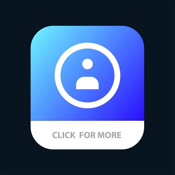 Interface, Navegação, Botão de aplicativo móvel do usuário. Android e IOS G —  Vetores de Stock