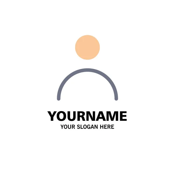 Personale, Personalizzazione, Profilo, User Business Logo Template . — Vettoriale Stock