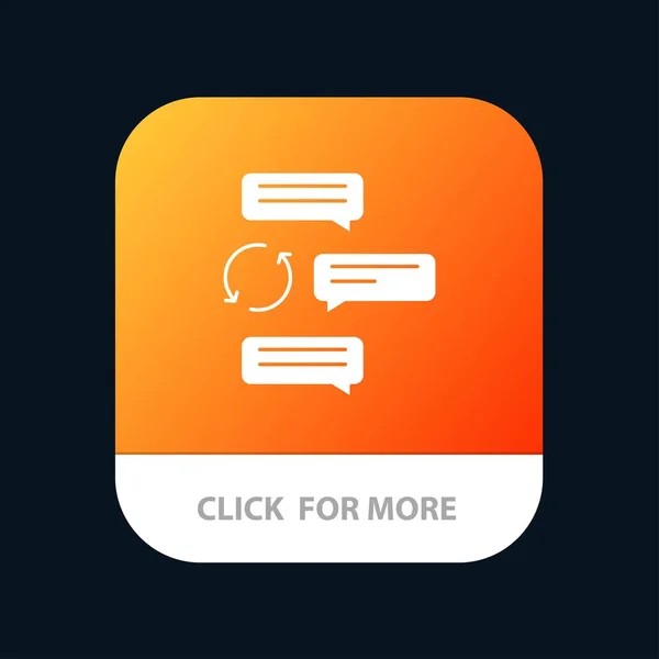 Chatten, Chatten, Gespräch, Dialog, Auto, Roboter mobile App b — Stockvektor