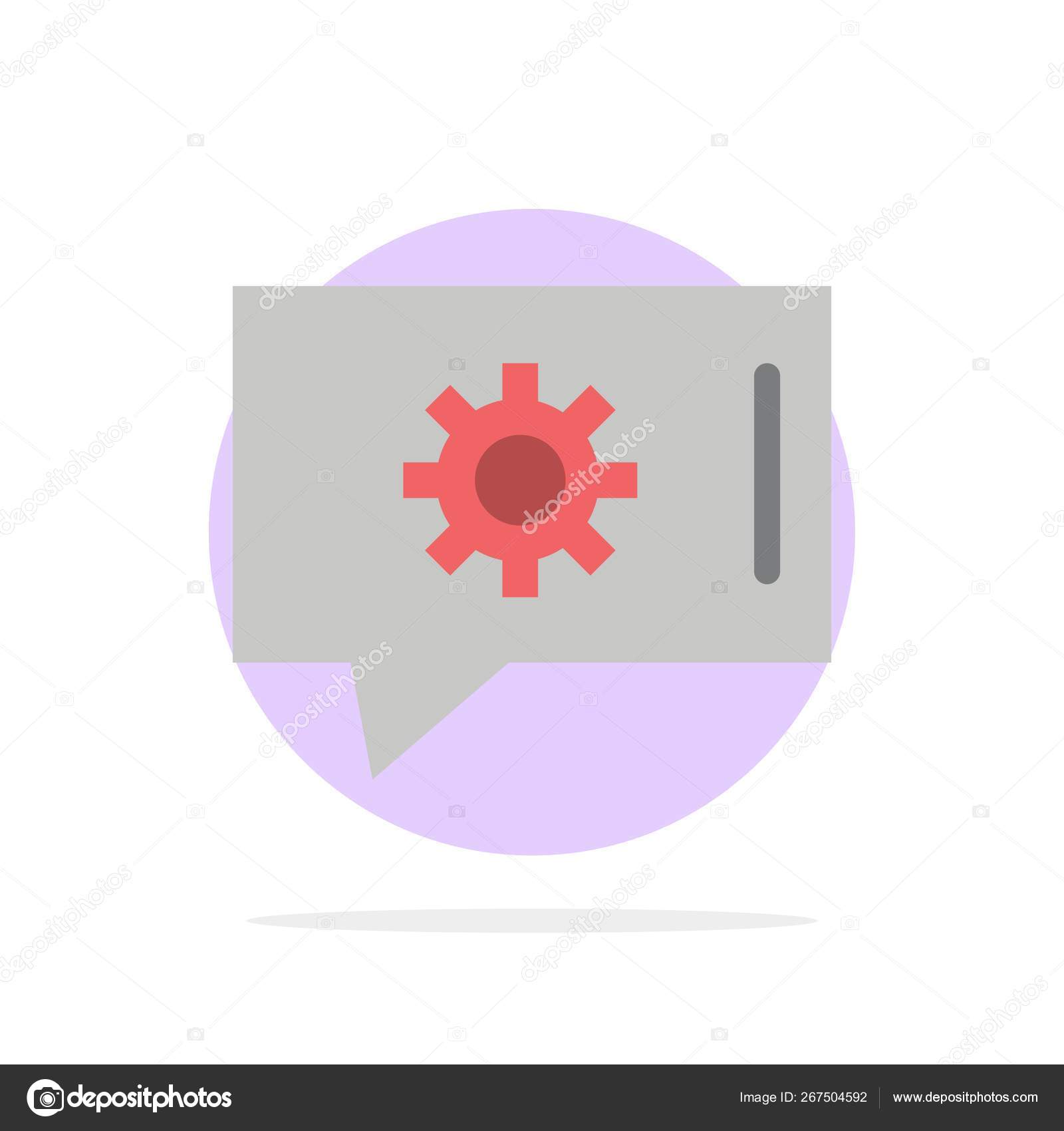 Chat Preferences Chat Setting Chat Support Abstract Circle Bac Stock Vector C Flatart Chat Preferences Chat Setting Chat Support Abstract Circle Bac Stock Vector C Flatart