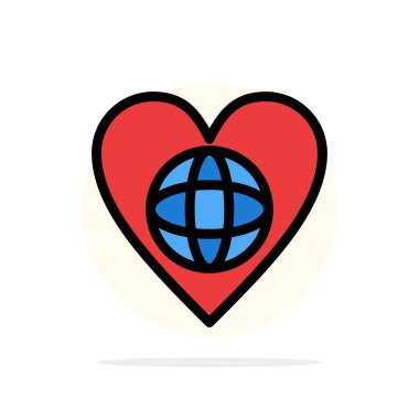 Ekoloji, Çevre, Dünya, Kalp, Soyut Daire Backgro Gibi