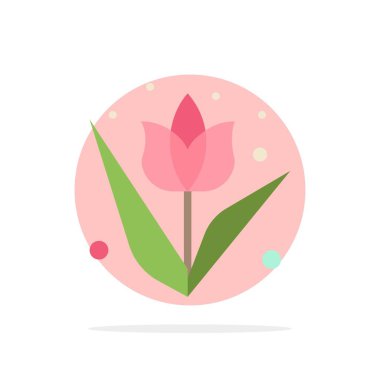 Dekorasyon, Paskalya, çiçek, bitki soyut daire arka plan FLA