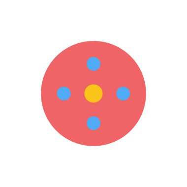 Kamera makara, görüntü, makara, depolama düz renk simgesi. Vektör ico