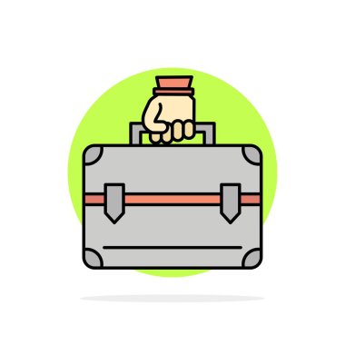 Para, Evrak Çantası, Case, Çanta Soyut Daire Arka Plan Düz colo