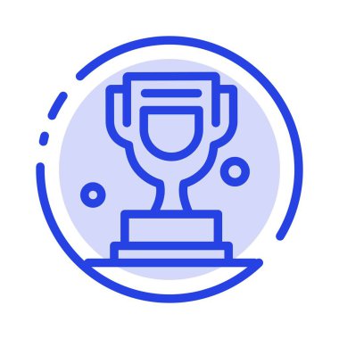 Ödül, Kupa, Kupa, Kanada Mavi Noktalı Çizgi Hattı Simgesi