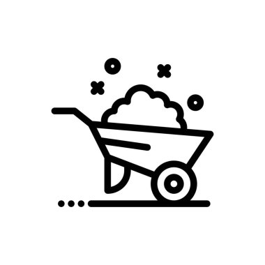 Barrow, İnşaat, Tekerlek, Bahar Mavi si ve kırmızı indir ve B