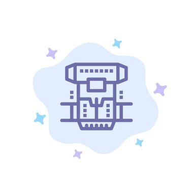 Kutu, Oda, Kriyojenik, Cryonics, Abst üzerinde Kriyoterapi Mavi Simge