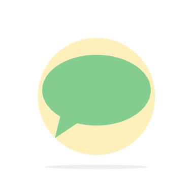 Sohbet, Sohbet, Masaj, Mail Abstract Circle Arka Plan Düz co