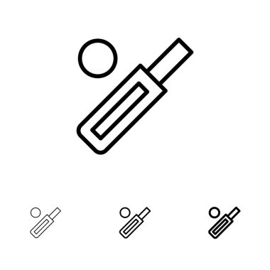 Avustralya, Top, Yarasa, Kriket, Spor Kalın ve ince siyah çizgi ic