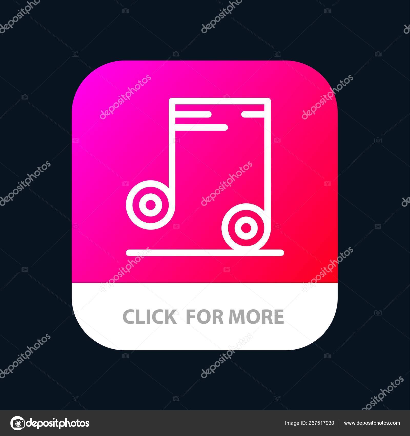 Кнопка "Музыка, Аудио, Мобильное Приложение Школы. Android И IOS.