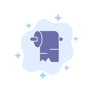 Soyut Bulut Arka Planda Temizlik, Kağıt, Doku Mavisi Simgesi