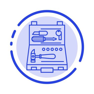 Araçlar, Bina, İnşaat, Tamir, Kutu Mavi Noktalı Satır