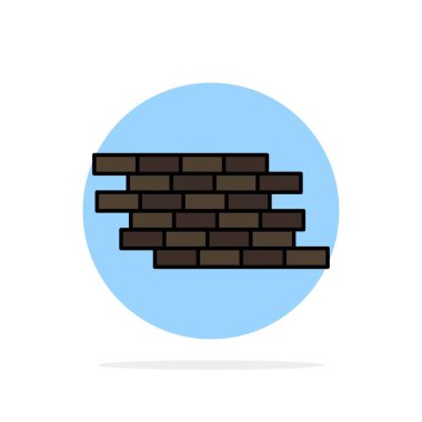 Güvenlik Duvarı, Güvenlik, Duvar, Tuğla, Tuğla Soyut Daire Backgrou