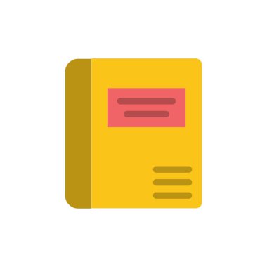 Kitap, Eğitim, Tıp Kitabı, Tıbbi Düz Renk Simgesi. Vektör 