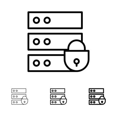 Aygıt, Elektronik, İnternet Güvenliği, Anahtar Kalın ve İnce Siyah l