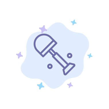 Büyük, Kürek, Kürek, Soyut Bulut Backgro Bahar Mavi Simge