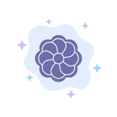 Ayçiçeği, Çiçek, Madrigal Mavi Simge Soyut Bulut Backgrou