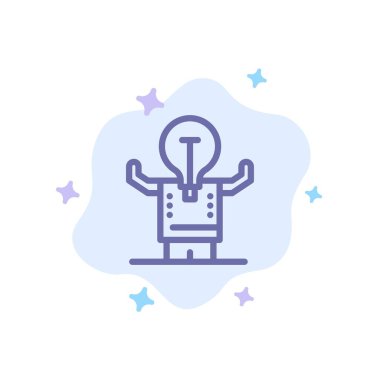 İş, İyileştirme, Adam, Kişi, Abstr Potansiyel Mavi Simge