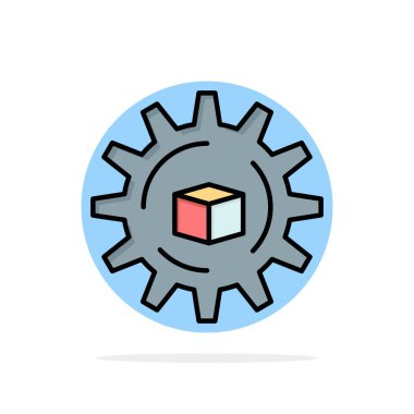 Otomatik, Veri, Çözüm, Bilim Soyut Daire Arka Plan Fl