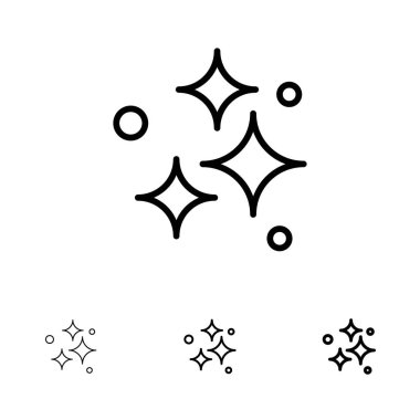 Temiz, Temizlik, Temiz, Yıkama, Kalın ve ince siyah çizgi ic Yıkama