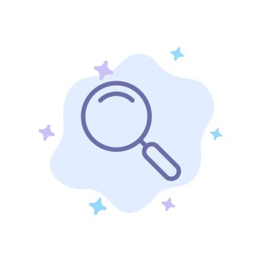 Genel, Büyüteç, Büyüteç, Soyut Bulutta Mavi Simge Ara 