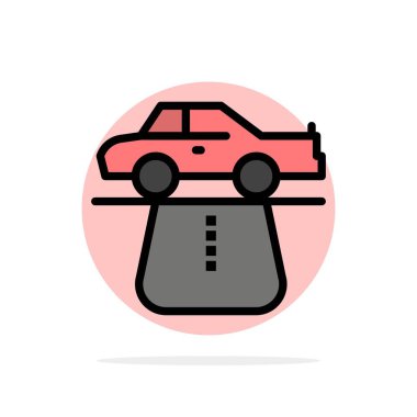 Avantaj, Yetki, Araba, Halı, Konfor Soyut Daire Backg