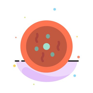 Kimya, Çanak, Petri, Bilim Soyut Düz Renk Simge Templat