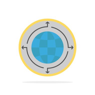 Küre, İş, İletişim, Bağlantı, Küresel, Dünya Abstra