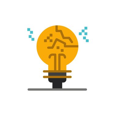 Konsept, Taklitçi, Başarısız, Sahte, Fikir Düz Renk Simgesi. Vektör simgesi