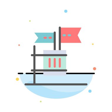 Oy, Boykot, Seçim, Çöp, Junk Soyut Düz Renk Ico