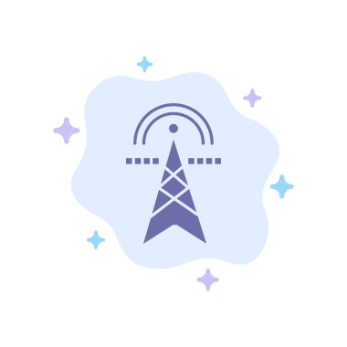 Elektrik Kulesi, Elektrik, Güç, Kule, Bilgisayar Mavi Simge o