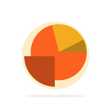 Analitik, Grafik, Pasta, Grafik Soyut Daire Arka Plan Düz col